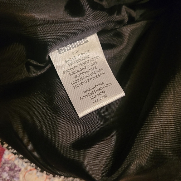 Kismet Herringbone Tweed Pea Coat - Picture 5 of 14